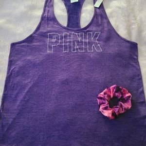 ●SOLD●💜NEW💜 Vs PINK Tank Top & Scrunchy!